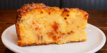 porción torta de almojábana sabores de Colombia